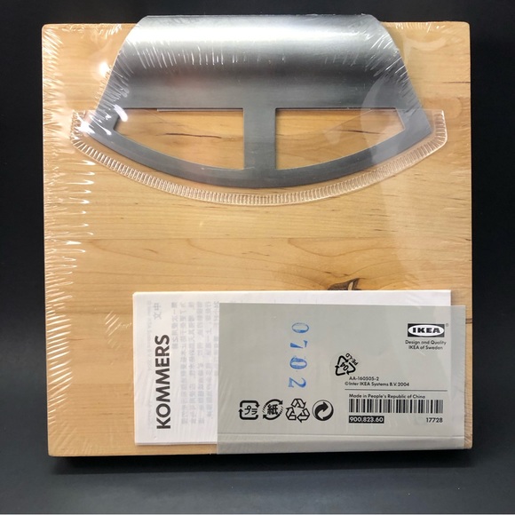 IKEA / Kommers Double Blade Rolling Chopper Knife with Chopping Board - Picture 7 of 13